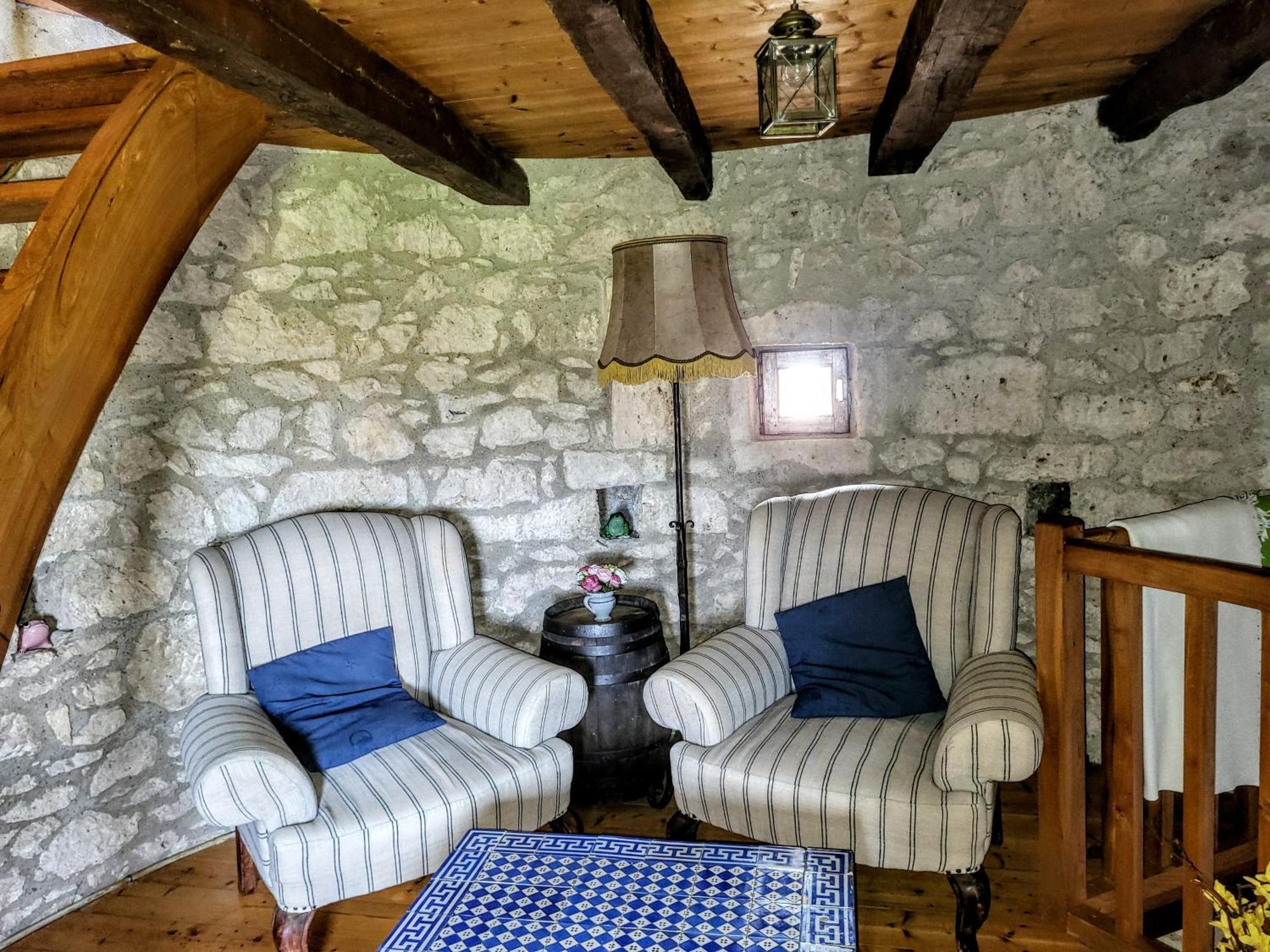 Ferienhaus Moulin De Pailleres - Avec Bain Nordique Et Vue Panoramique Galapian